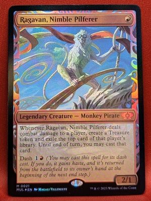 FOIL Ragavan, Nimble Pilferer from March of the Machine: Multiverse Legends Magic the Gathering Proxy