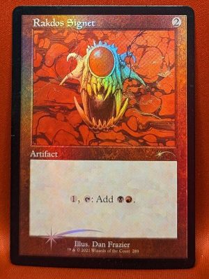 FOIL Rakdos Signet from Secret Lair Drop Series MTG Proxy