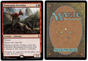 Rampaging Ferocidon from Ixalan Proxy