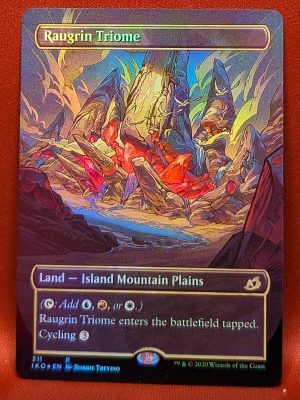 FOIL Raugrin Triome (Showcase) from Ikoria MTG Proxy