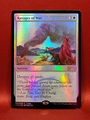 FOIL Ravages of War from Judge Promo MTG Proxy