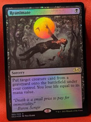 FOIL Reanimate from Commander Collection: Black MTG Proxy