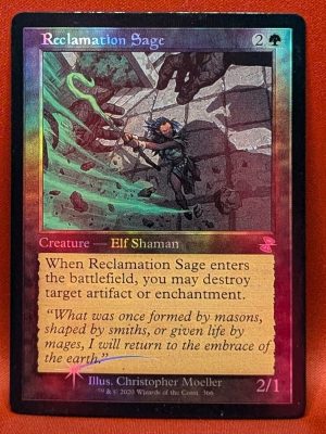 FOIL Reclamation Sage from Time Spiral: Remastered MTG Proxy