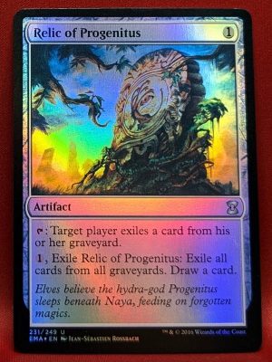 FOIL Relic of Progenitus from Eternal Masters Magic the Gathering Proxy