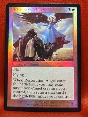 FOIL Restoration Angel from Time Spiral: Remastered MTG Proxy