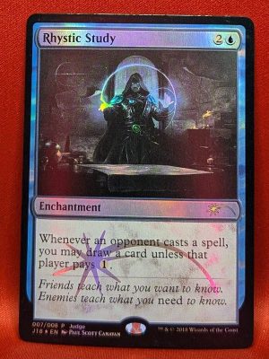 FOIL Rhystic Study from Judge Gift 2018 MTG Proxy