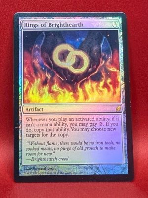 FOIL Rings of Brighthearth from Lorwyn Magic the Gathering Proxy