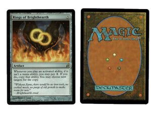 Rings of Brighthearth from Lorwyn MTG Proxy