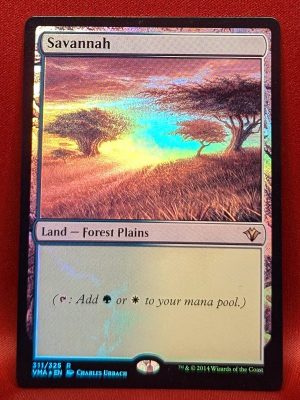 FOIL Savannah from Vintage Masters MTG Proxy