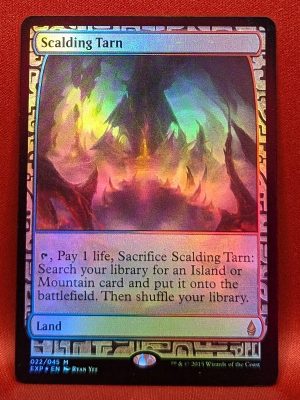 FOIL Scalding Tarn from Zendikar Expedition MTG Proxy