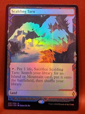 FOIL Scalding Tarn from Zendikar Rising Expedition MTG Proxy