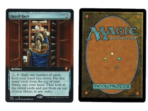 Scroll Rack (Extended Art) from Commander Legends Proxy