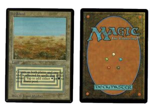 Scrubland from Beta MTG Proxy