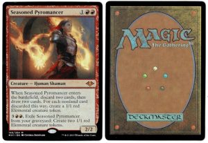 Seasoned Pyromancer from Modern Horizons Magic the Gathering Proxy