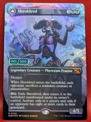 FOIL Sheoldred (Serial Numbered) from March of the Machine Magic the Gathering Proxy