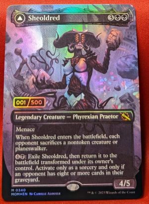 FOIL Sheoldred (Serial Numbered) from March of the Machine MTG Proxy