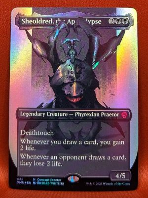 FOIL Sheoldred, the Apocalypse (Concept Praetor) from Phyrexia: All Will Be One MTG MTG Proxy