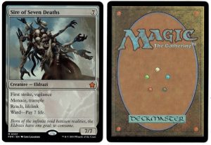 Sire of Seven Deaths from Foundations Magic the Gathering Proxy