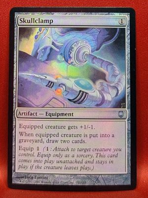 FOIL Skullclamp from Darksteel MTG Proxy