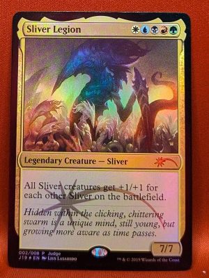 FOIL Sliver Legion from Judge Gift Promo 2019 MTG Proxy