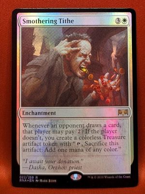 FOIL Smothering Tithe from Ravnica Allegiance MTG Proxy