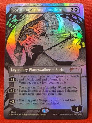 FOIL Sorin, Imperious Bloodlord from Secret Lair Drop MTG Proxy