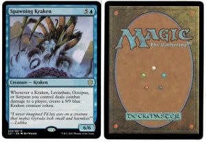 Spawning Kraken from Commander 2021 Proxy