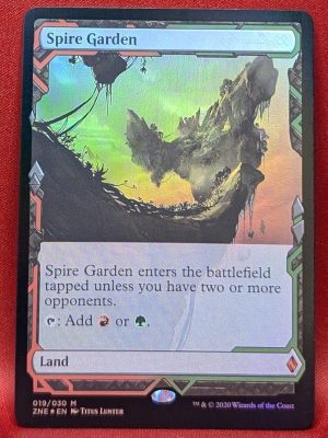 FOIL Spire Garden from Zendikar Rising Expedition Magic the Gathering Proxy