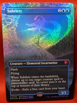 FOIL Subtlety (Borderless) from Special Guests MTG Proxy