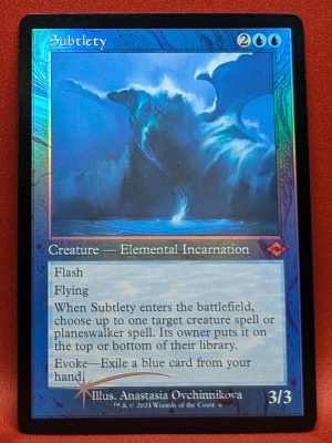 FOIL Subtlety (Retro Frame) from Modern Horizons 2 Timeshifts Magic the Gathering Proxy