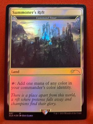 FOIL Summoner's Rift (Command Tower) from Secret Lair Drop Series MTG Proxy