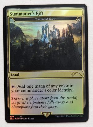 FOIL Summoner's Rift (Command Tower) from Secret Lair Drop Series MTG Proxy