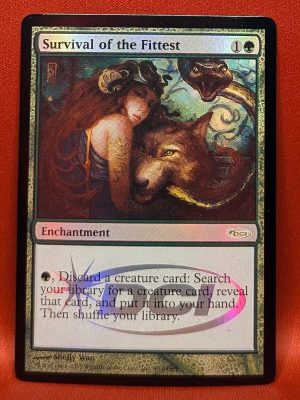 FOIL Survival of the Fittest from Judge Promo MTG Proxy