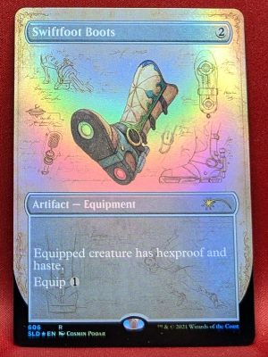 FOIL Swiftfoot Boots from Secret Lair Drop Series Magic the Gathering Proxy