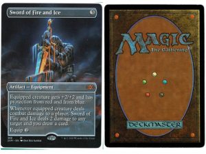 Sword of Fire and Ice (Borderless) from Double Masters Proxy