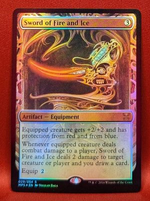 FOIL Sword of Fire and Ice from Kaladesh Invention MTG Proxy