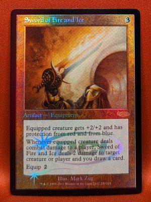 FOIL Sword of Fire and Ice from Judge Promo MTG Proxy