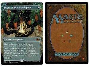 Sword of Hearth and Home (Borderless) from Modern Horizons 2 Proxy