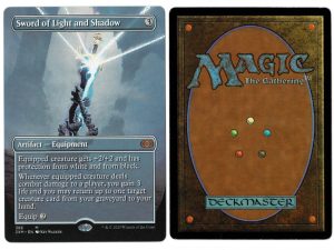 Sword of Light and Shadow (Borderless) from Double Masters Proxy