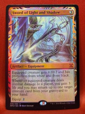 FOIL Sword of Light and Shadow from Kaladesh Inventions MTG Proxy