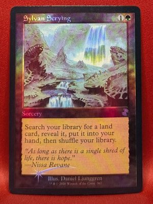 FOIL Sylvan Scrying from Time Spiral: Remastered MTG Proxy