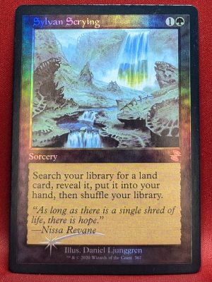 FOIL Sylvan Scrying from Time Spiral: Remastered Magic the Gathering Proxy