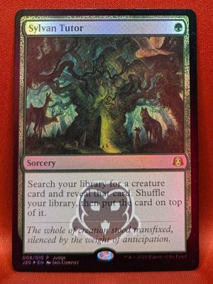 FOIL Sylvan Tutor from Judge Promo MTG Proxy