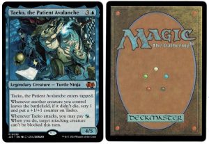 Taeko, the Patient Avalanche (Anime) from Foundations Jumpstart Magic the Gathering Proxy