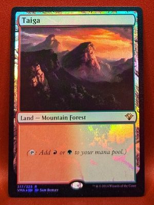 FOIL Taiga from Vintage Masters MTG Proxy