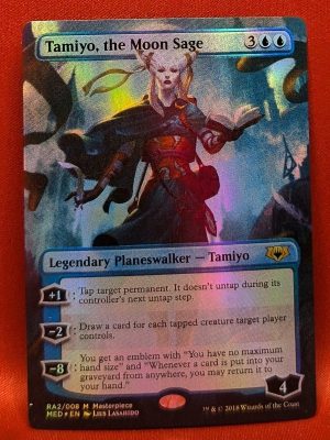 FOIL Tamiyo, the Moon Sage from Ravnica Allegiance: Mythic Edition MTG Proxy