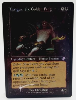 FOIL Tasigur, the Golden Fang from Time Spiral: Remastered MTG Proxy