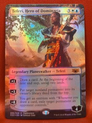 FOIL Teferi, Hero of Dominaria from Guilds of Ravnica: Mythic Edition MTG Proxy