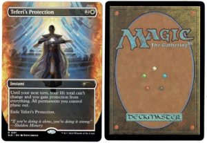 Teferi's Protection (Extended Art) (1691) from Secret Lair Drop Series Proxy