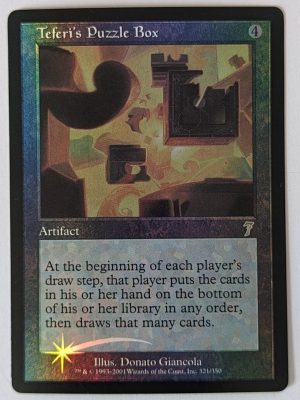 FOIL Teferi's Puzzle Box from 7th Edition MTG Proxy